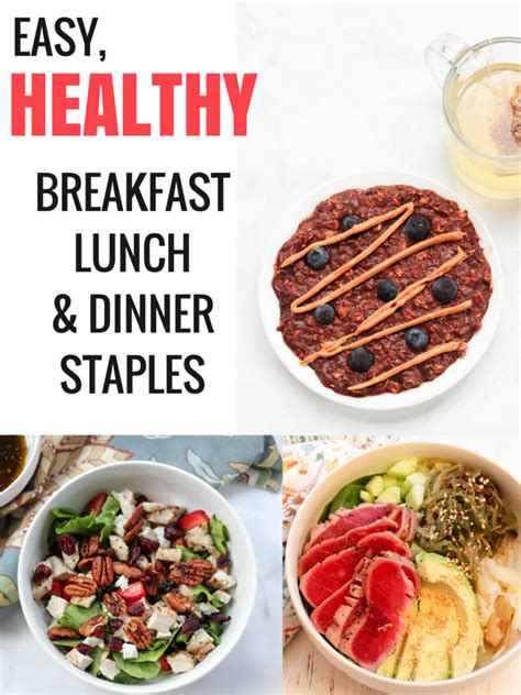 That's why we love recipes from heidi sze, a dietitian and nutritionist from victoria, whose tasty. Top 5 easy, healthy meals for breakfast, lunch and dinner ...