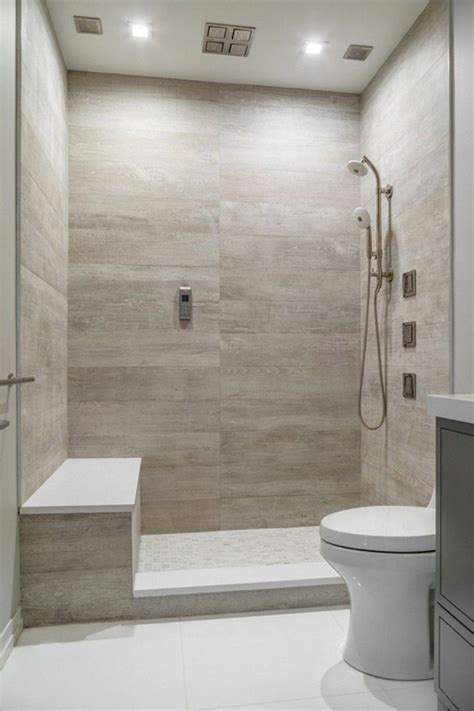 While tiles were initially reserved for wet spots on the walls and floor, for a small bathroom, they can be used to create a statement and act as a point of focus of your small bathroom. 57+ Amazing Small Master Bathroom Tile Makeover Design ...