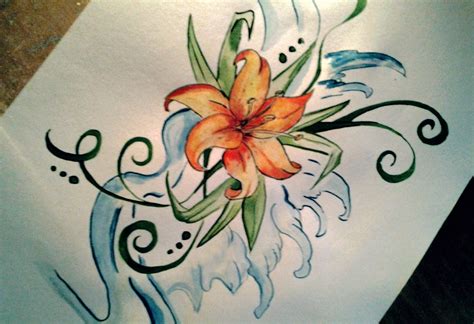 Easy Lily Drawing At Getdrawings Free Download