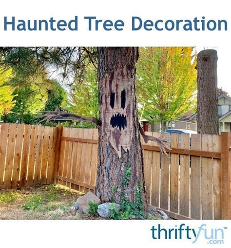 Haunted Tree Decoration Haunted Tree Easy Halloween