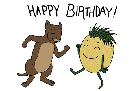 Happy Birthday Cartoon Images Gif Birthday At Animated Gifs Org