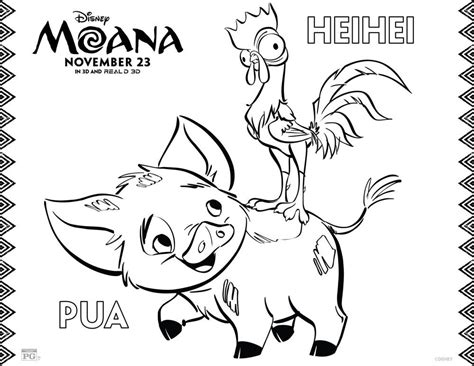 Includes maui coloring pages, as well as pua the pig, hei hei the chicken, and other moana friends. FREE Disney Moana Coloring Pages & Activity Sheets - A Few ...