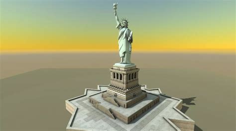 Statue Of Liberty 3d Model Buy Game Assets Free And Premium