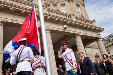 Cuban Flag Raised In Washington As U S And Cuba Officially Restore Diplomatic Relations