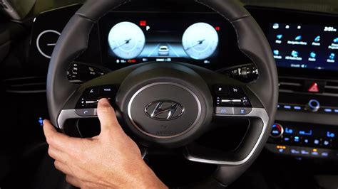 2023 Hyundai Elantra Steering Wheel Features Youtube