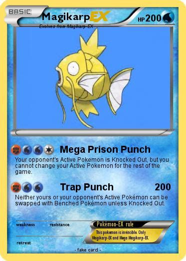 Pokémon Magikarp 1681 1681 Mega Prison Punch My Pokemon Card