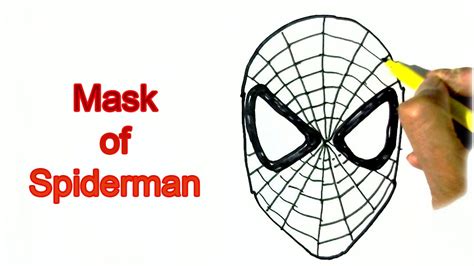 Choose your favorite war mask drawings from 86 available designs. How to draw Spiderman's Mask- in easy steps for children ...