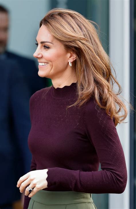 Andrew's university in scotland, she showed off the prototype for what would become her signature hairstyle. Kate Middleton's Pumpkin Spice Hair Color | POPSUGAR ...