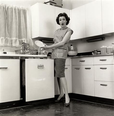 1960s Woman Housewife Wearing Smock Photograph By Vintage Images Fine