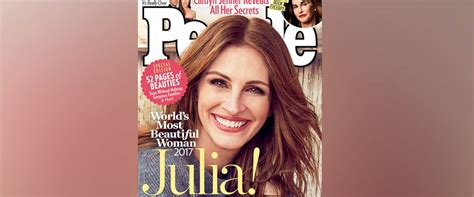 Julia Roberts Is People Magazines Worlds Most Beautiful Woman