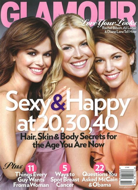 20 Of The Best Glamour Covers Of All Time In 2020 Glamour Magazine Cover Ali Larter Rachel