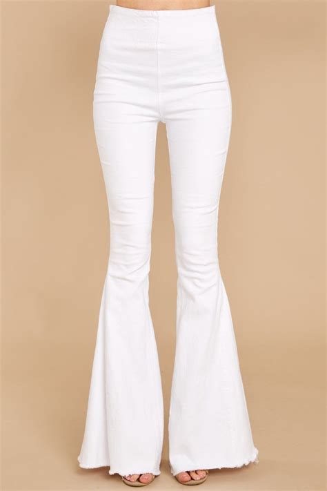 Diggin These White Flare Jeans White Flared Jeans White Flare Pants