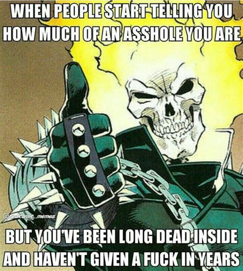 Pin By Rick Burns On Lolz Ghost Rider Ghost Rider Marvel Superhero Quotes