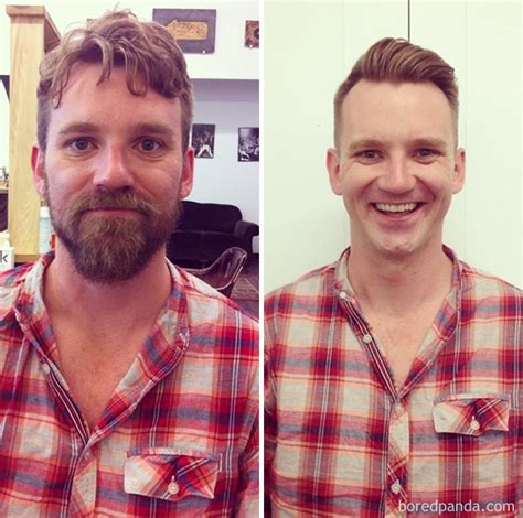 25 Before And After Pictures Of Men Who Shaved Their Beards Mutually