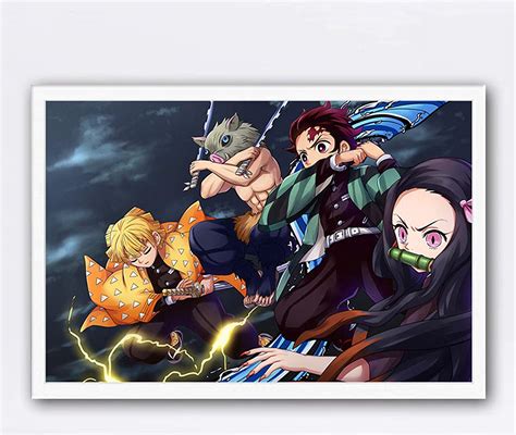 Maybe you would like to learn more about one of these? Canvas Paintings Demon Slayer Japanese Anime Character ...