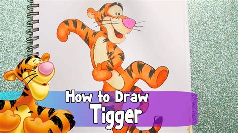 How To Draw Disney S TIGGER From Winnie The Pooh YouTube