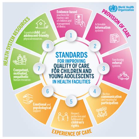 Infographic On Standards For Improving Quality Of Care For Children And