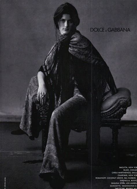 Dolce And Gabbana Steven Meisel Vogue Archive Photo Vogue