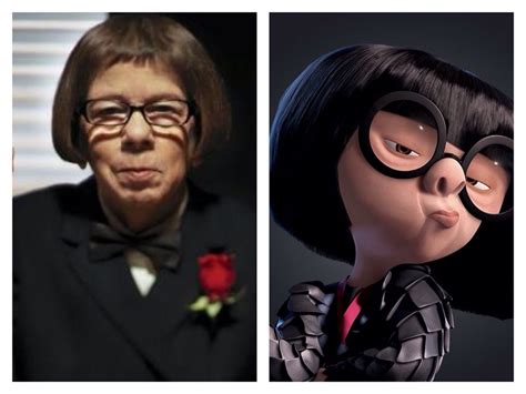 Linda Hunt As Edna Mode No Need To Get Fancy Or Cute She S Perfect