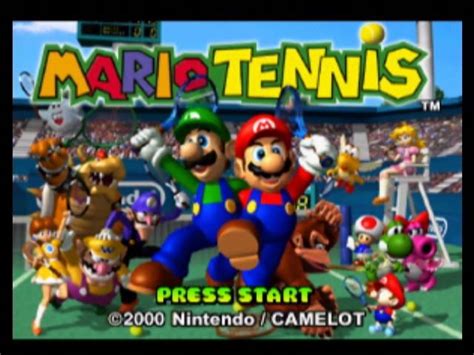 mario tennis screenshots for nintendo 64 mobygames