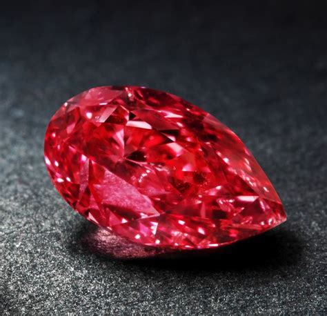 Diamant Rose Diamants Colorés Diamant Et Pierre Précieuse Rouge