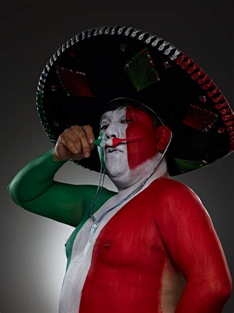 Maybe you would like to learn more about one of these? Mexican Futbol soccer fan face paint from Mexico photo by ...