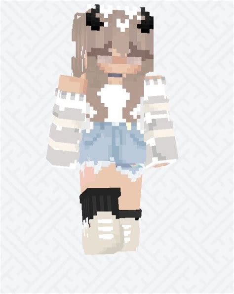 Demon Girl ~ Minecraft Skins Cute Minecraft Skins Aesthetic Minecraft Skins Kawaii