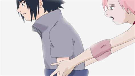 Sasusaku Sakura Sasuke Back Hug 