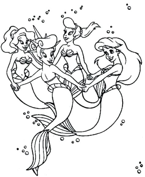Detailed Mermaid Coloring Pages at GetColorings.com | Free printable