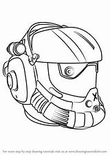 Titanfall Helmet Viper Drawing Draw Step Getdrawings sketch template