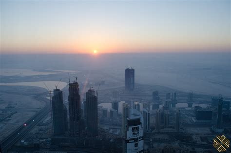Sunrise At The Top Of Burj Khalifa Passion For Dubai