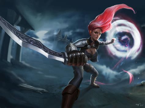 Katarina League Of Legends League Of Legends Games Fantasy Girls Hd