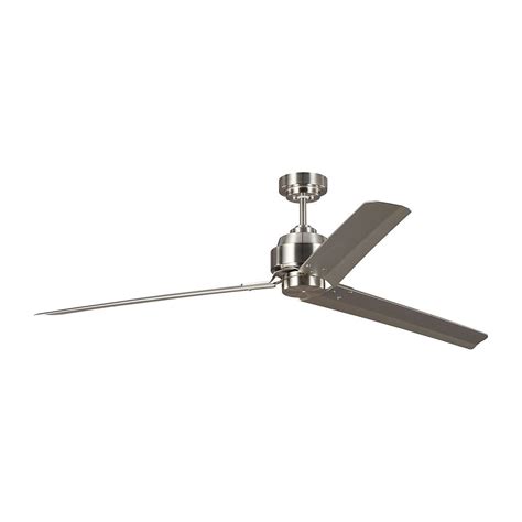 Monte Carlo Fans Arcade 68 In Indoor Brushed Steel Ceiling Fan With