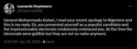 How Nigerians React To President Buhari Apology Bbc News Pidgin