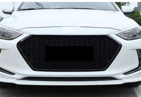 Your hyundai elantra bumper cover can improve the visual appeal of your car or truck and also assists in protecting the vehicle's bumpers. Black High Quality Car Front Grill Grille Fit For Hyundai ...