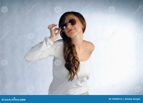 Moody Stock Image Image Of Brunette Casual Expression 10980515