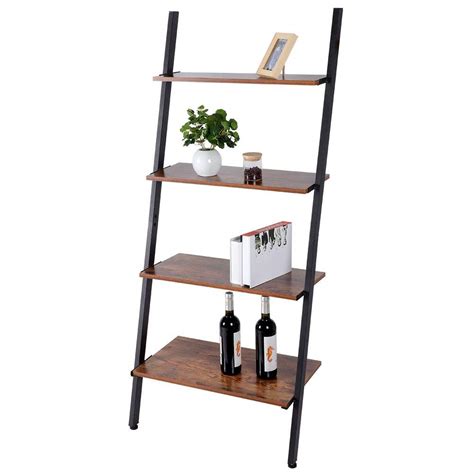 Buy Ladder Shelf4 Layer Standing Wall Shelf Unit Industrial Design
