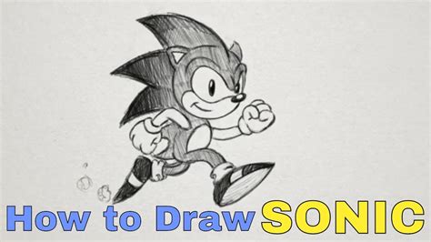 How To Draw Sonic The Hedgehog Satam Step By Step Easy Drawing