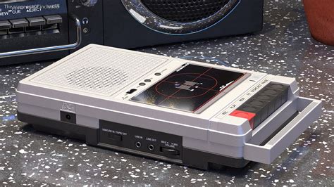 Qfx Retro 39 Shoebox Tape Recorder Silver 3d Model Turbosquid 1748196