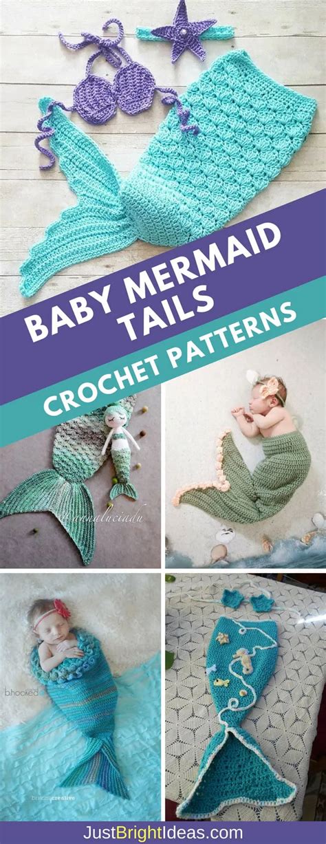 9 Super Sweet Crochet Baby Mermaid Tail Patterns Everyone Will Adore