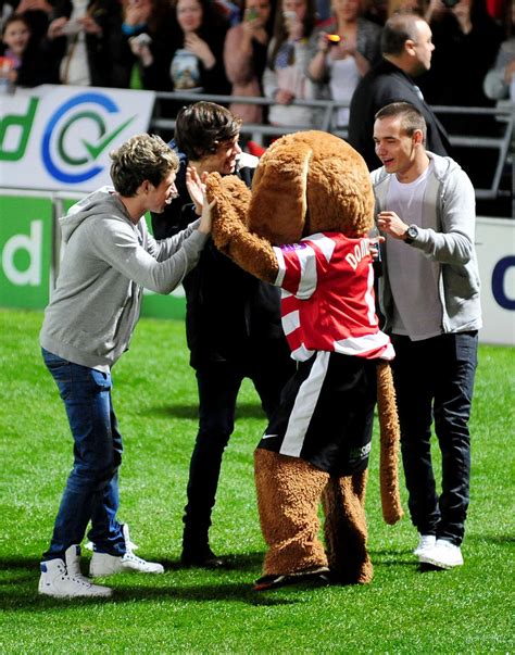 Louis Tomlinson Takes Part In A Charity Football Match While One
