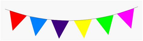 Triangle Flag Banner Clip Art Red Yellow Blue Banner Hd Png Download