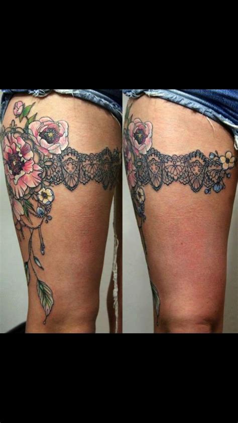 Https://tommynaija.com/tattoo/garter Lace Tattoo Design