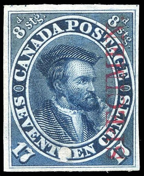 buy canada 19pi jacques cartier 1859 17¢ vista stamps