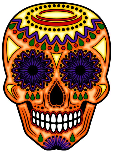 Dia De Los Muertos Skull Clipart At Getdrawings Free Download