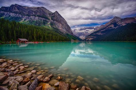 Desktop Wallpapers Canada Lake Louise Alberta Nature Mountain