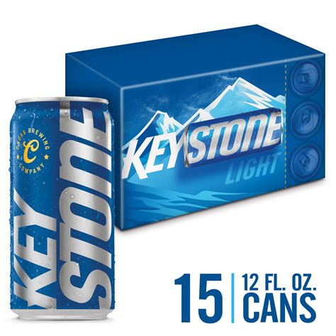 Keystone Light Beer Lager Beer 15 Pack Beer 12 Fl Oz Cans 41 Abv