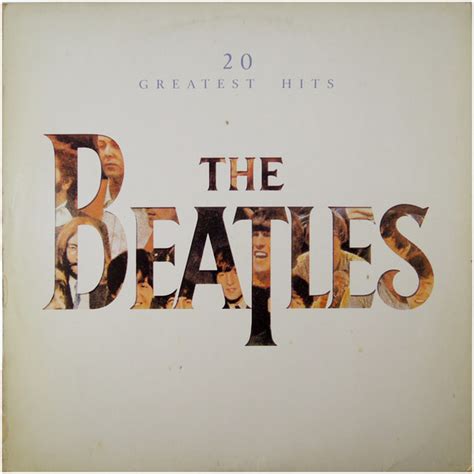 The Beatles 20 Greatest Hits 1982 Vinyl Discogs