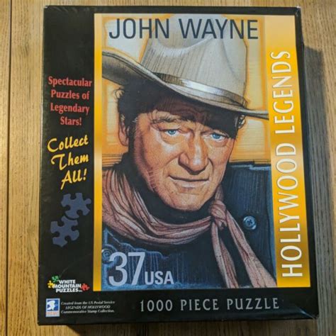 White Mountain Puzzles 4375 Hollywood Legends John Wayne 1000 Piece