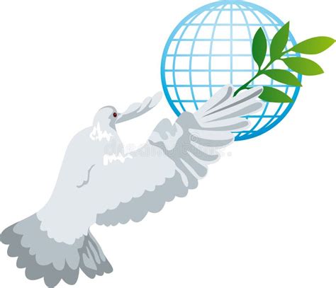 Bird Of Peace Stock Vector Illustration Of Pigeon Green 23357334